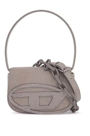 1dr leather shoulder bag with dry finish X08396 PS919 PALE/GREY