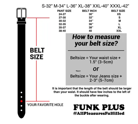 3 Row British Tall Cone Stud Black Leather Belt