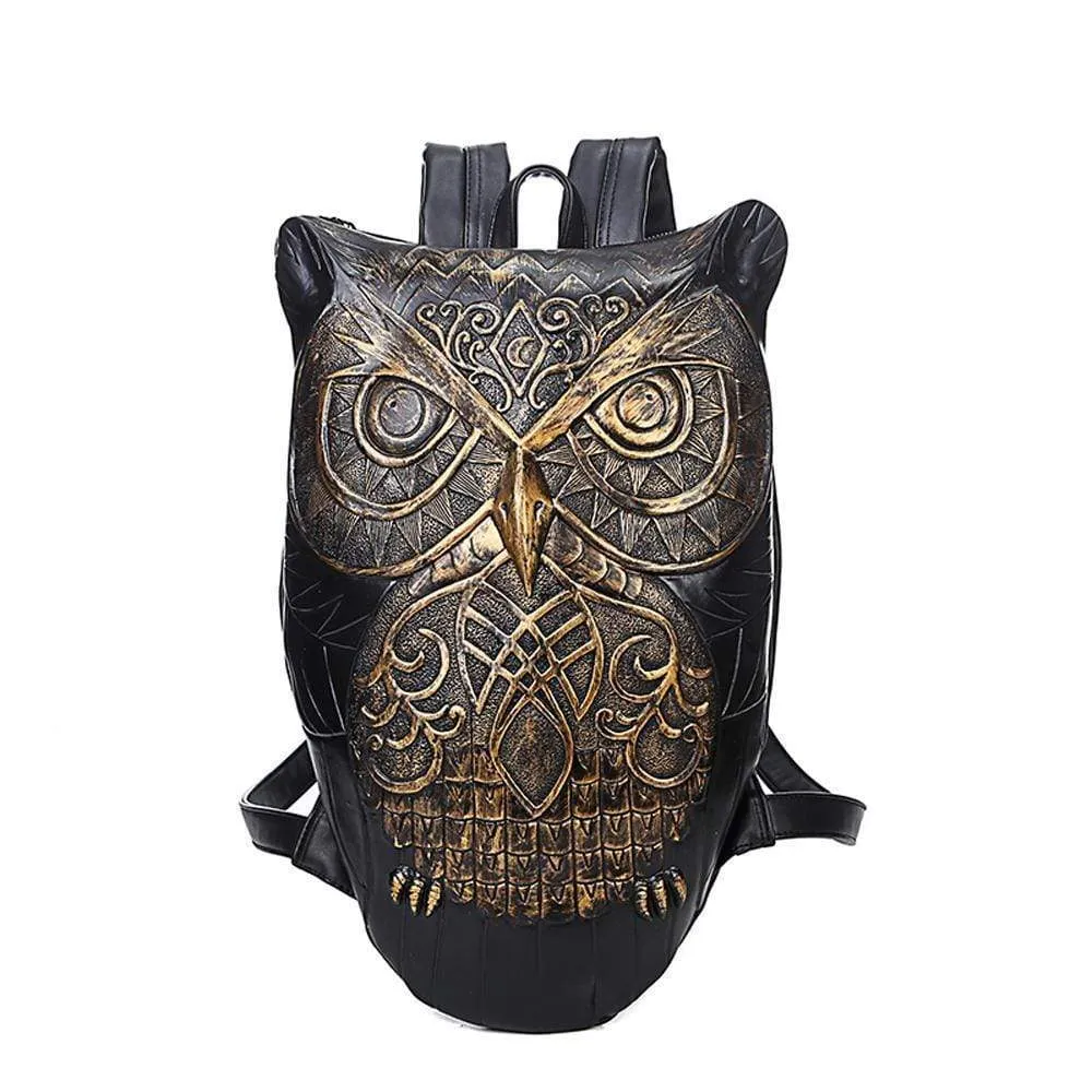 3D Backpack Generic Owl Design Small Backpack