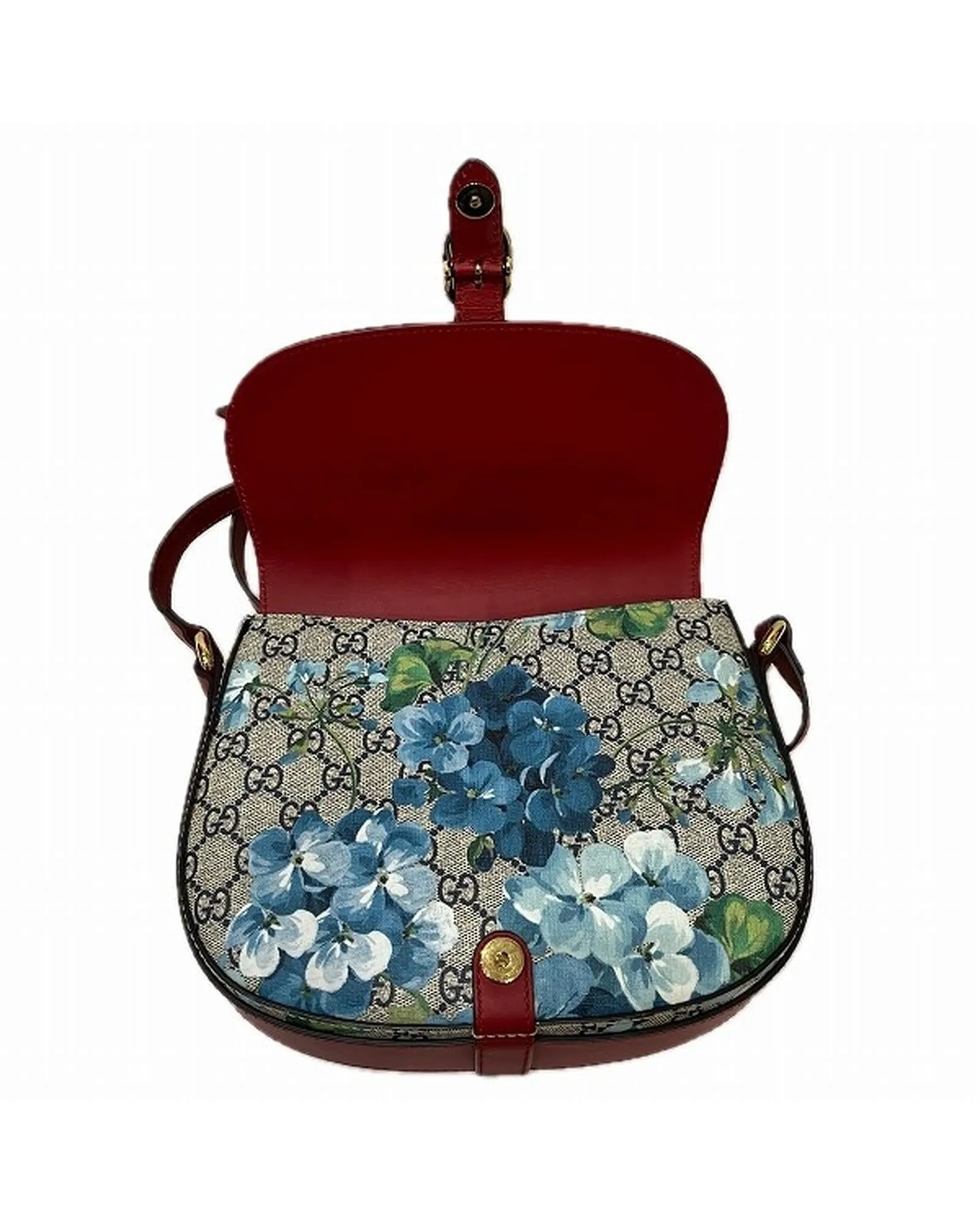 Authentic Gucci Crossbody Bag with Multicolor GG Blooms Print