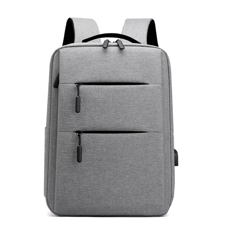 Backpack Men's and Women's USB Charging Wear-Resistant Backpack 15.6-Inch Casual Business Travel Laptop Bag Printed Logo