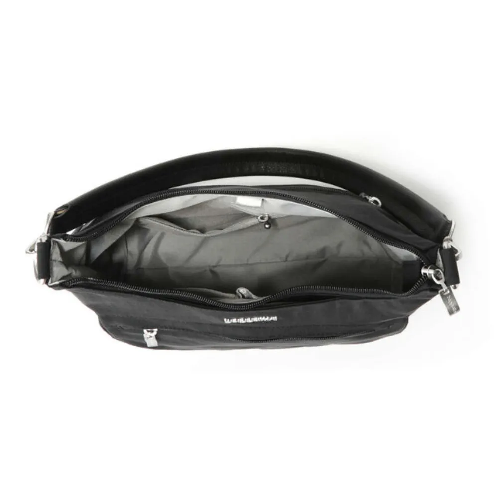 Baggallini Modern Pocket Black Half Moon Bag (Women's)