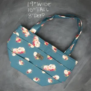 Barrel Tote Bag in On the Vine