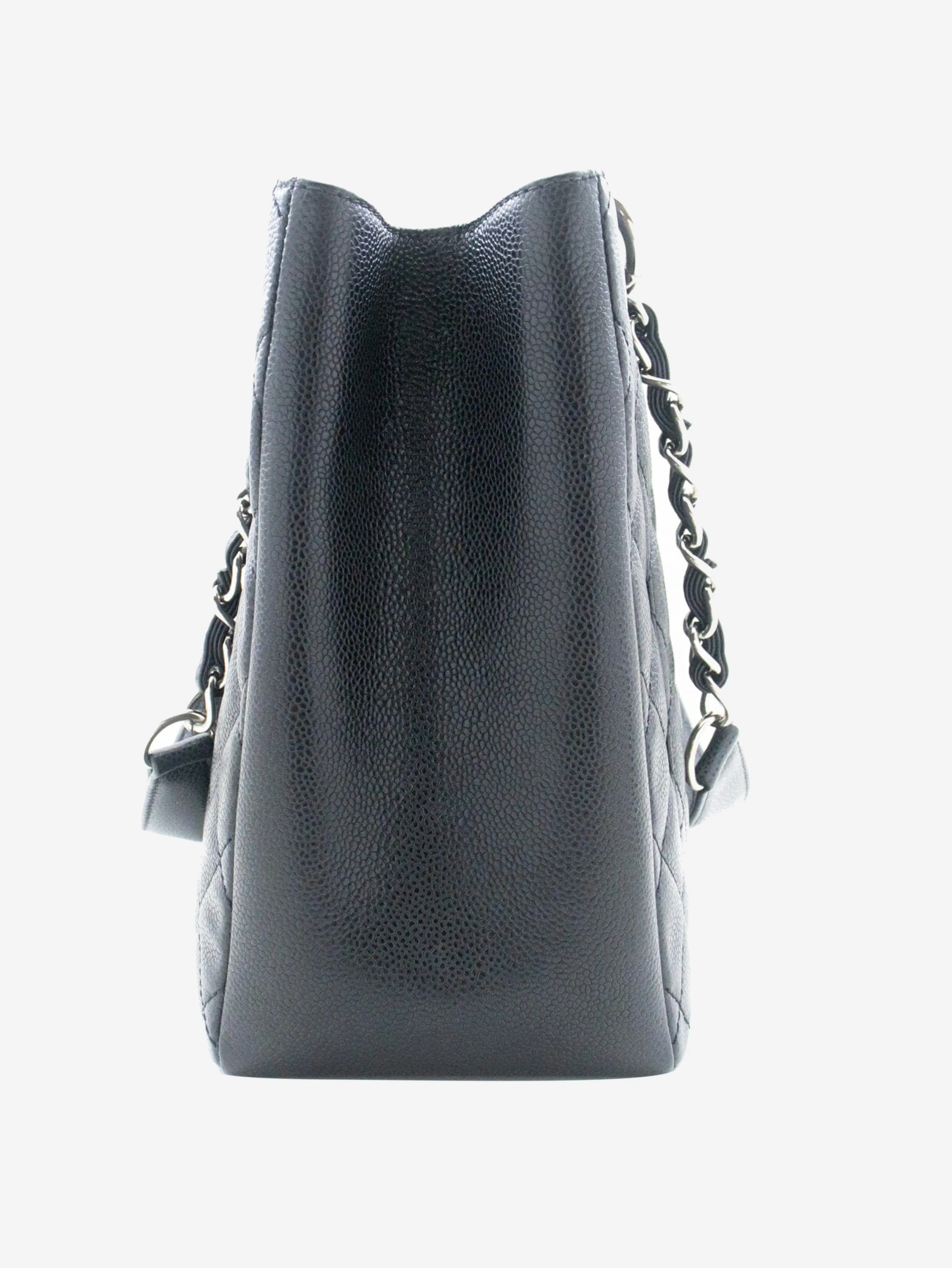 Black 2014 caviar leather GST bag