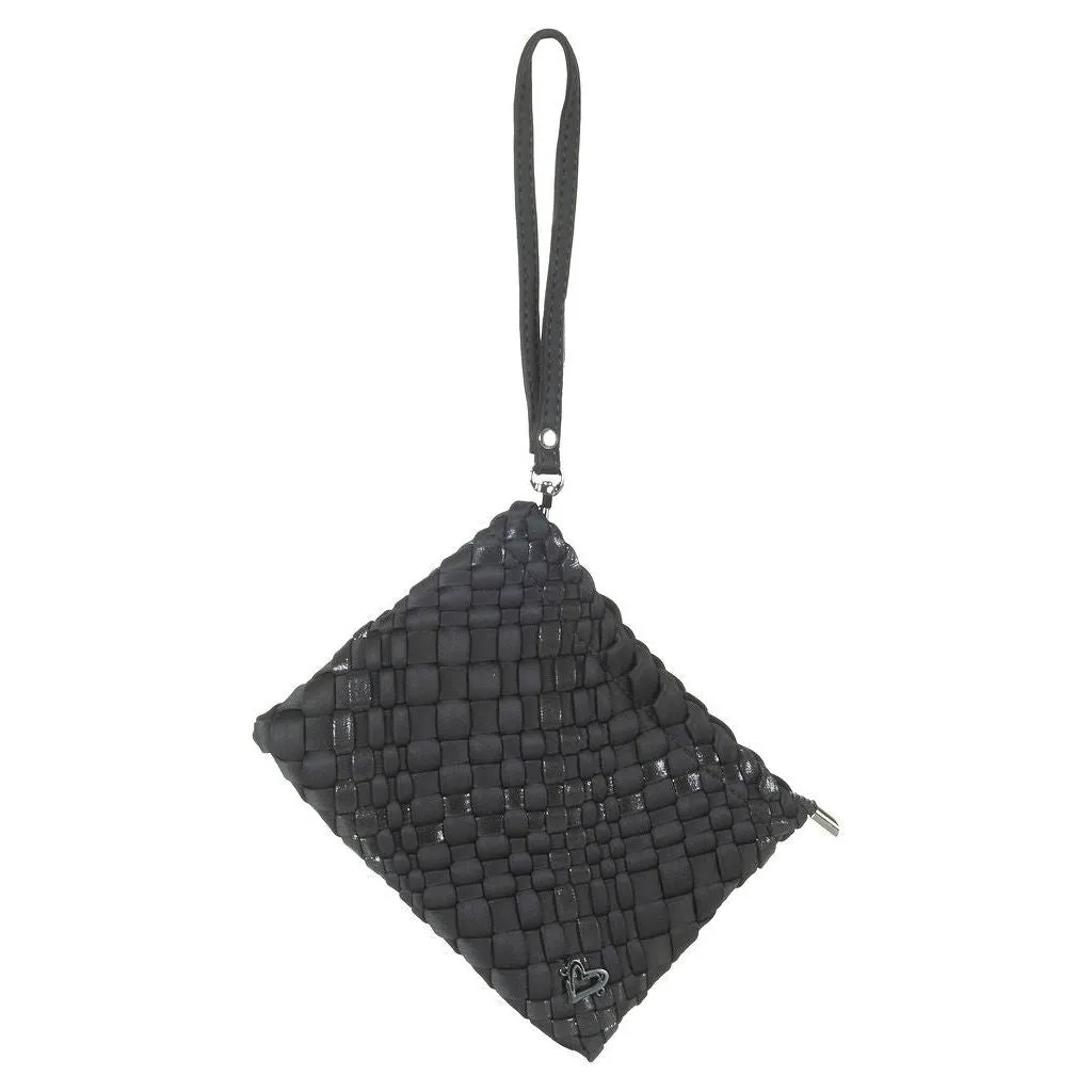 Brandon Small Woven Tote - Nero