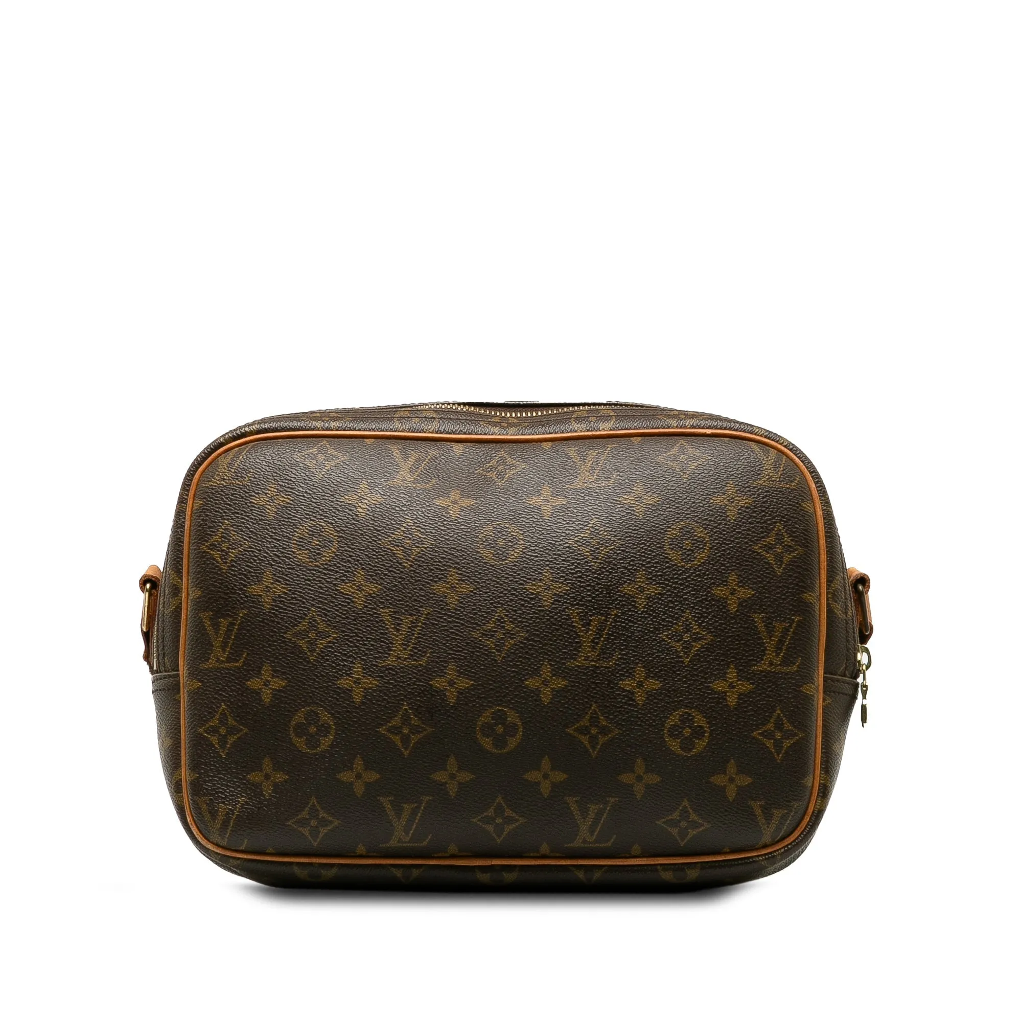 Brown Louis Vuitton Monogram Reporter PM Crossbody Bag