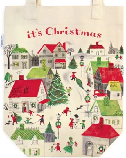 Christmas Village Tote Bag