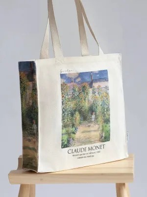 Claude Monet Garden - Tote Bag