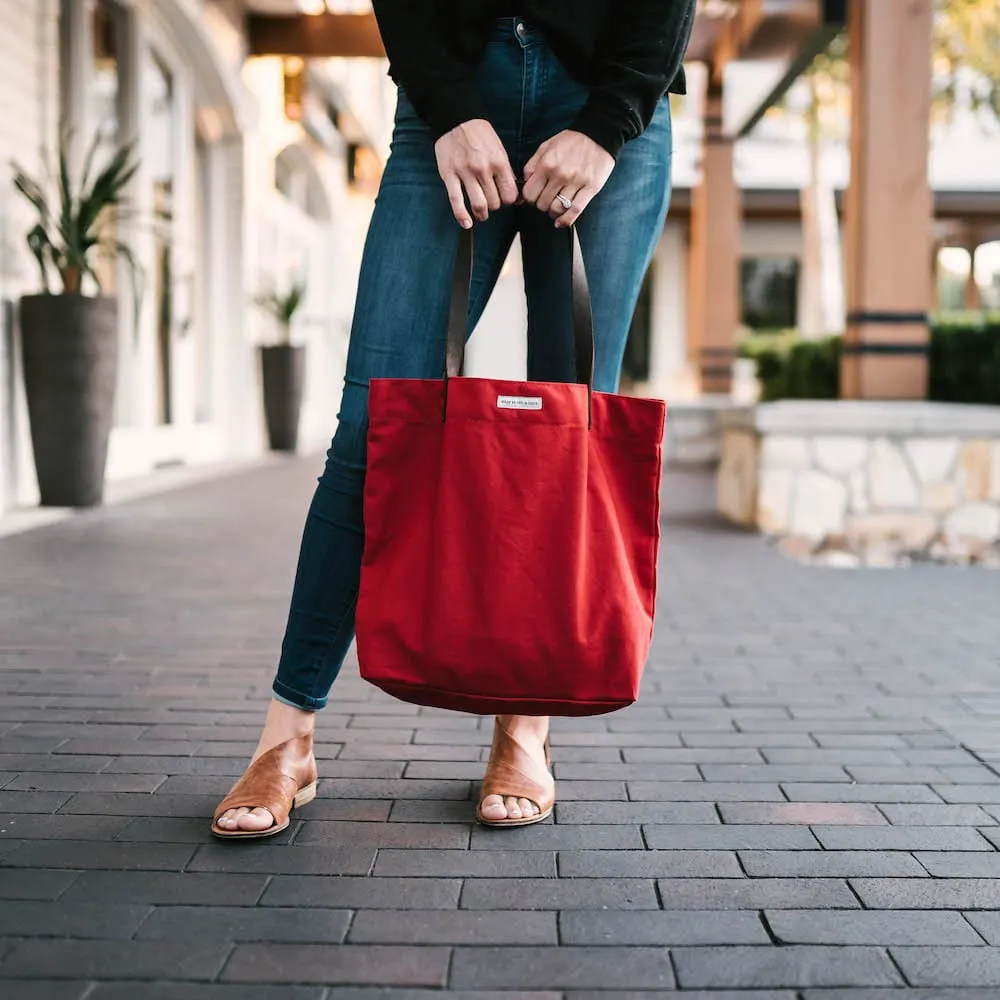 Day Tote Red