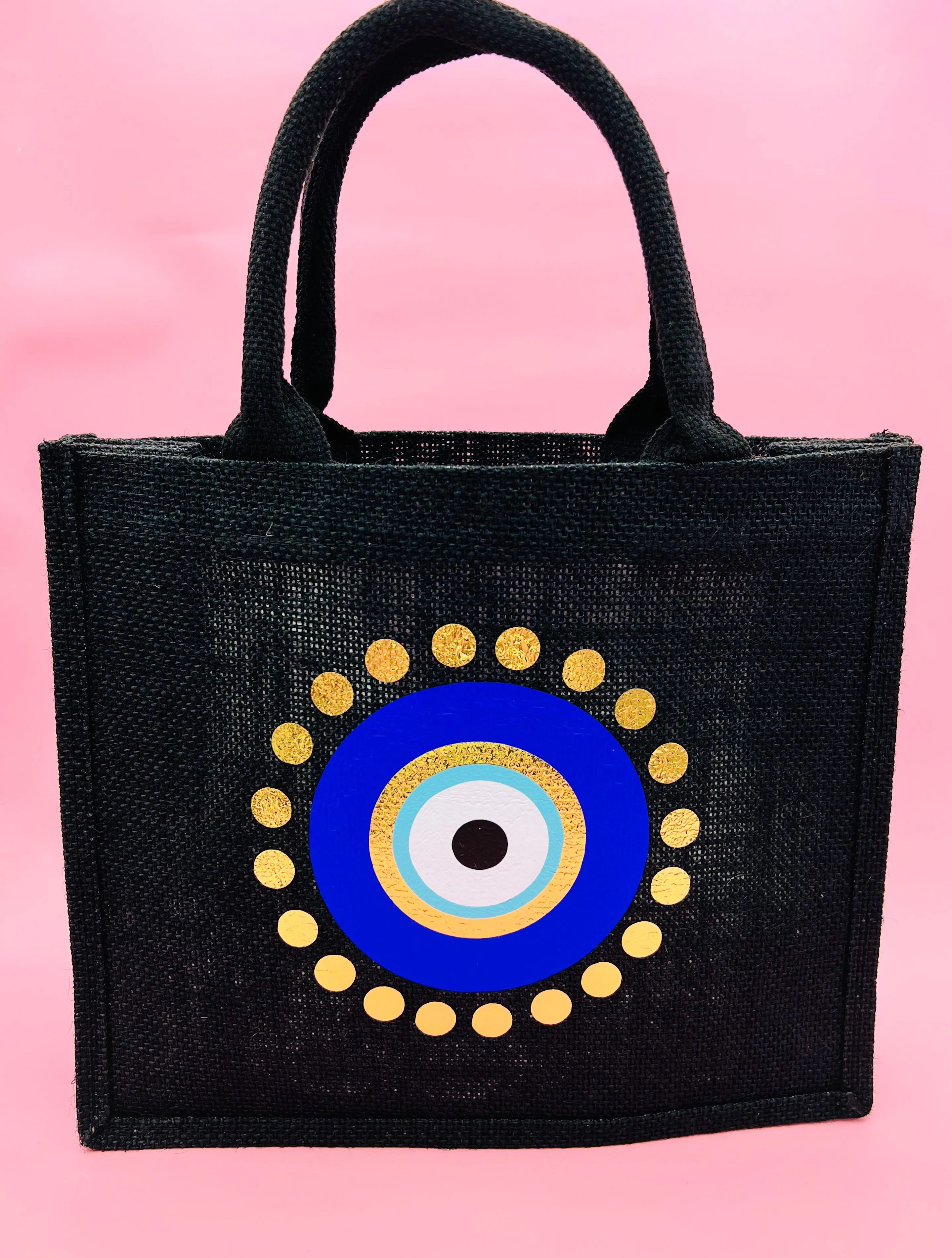 Dots Of Love Black Tote