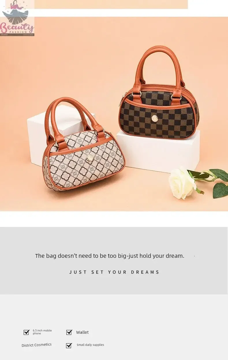 Fashion Middle-Aged Mini Mother-in-Law Shopping Change Handbag