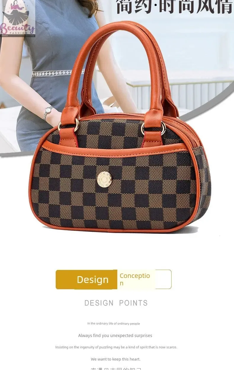 Fashion Middle-Aged Mini Mother-in-Law Shopping Change Handbag