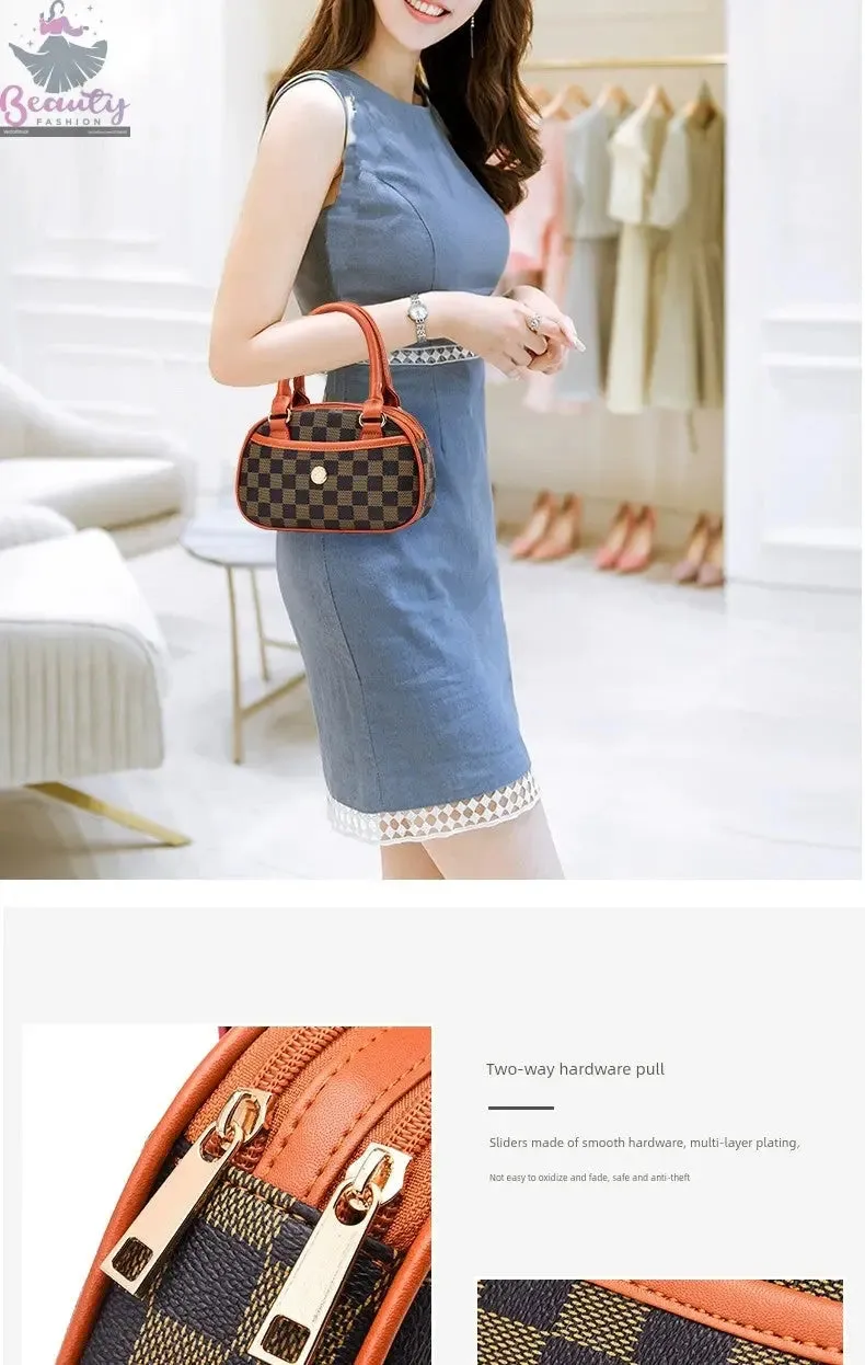 Fashion Middle-Aged Mini Mother-in-Law Shopping Change Handbag