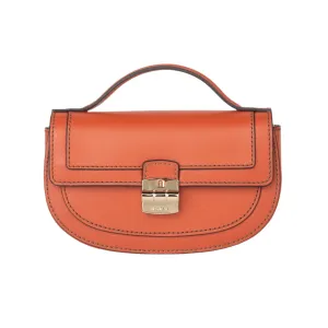 Furla Club 2 Small Crossbody Bag - Orange