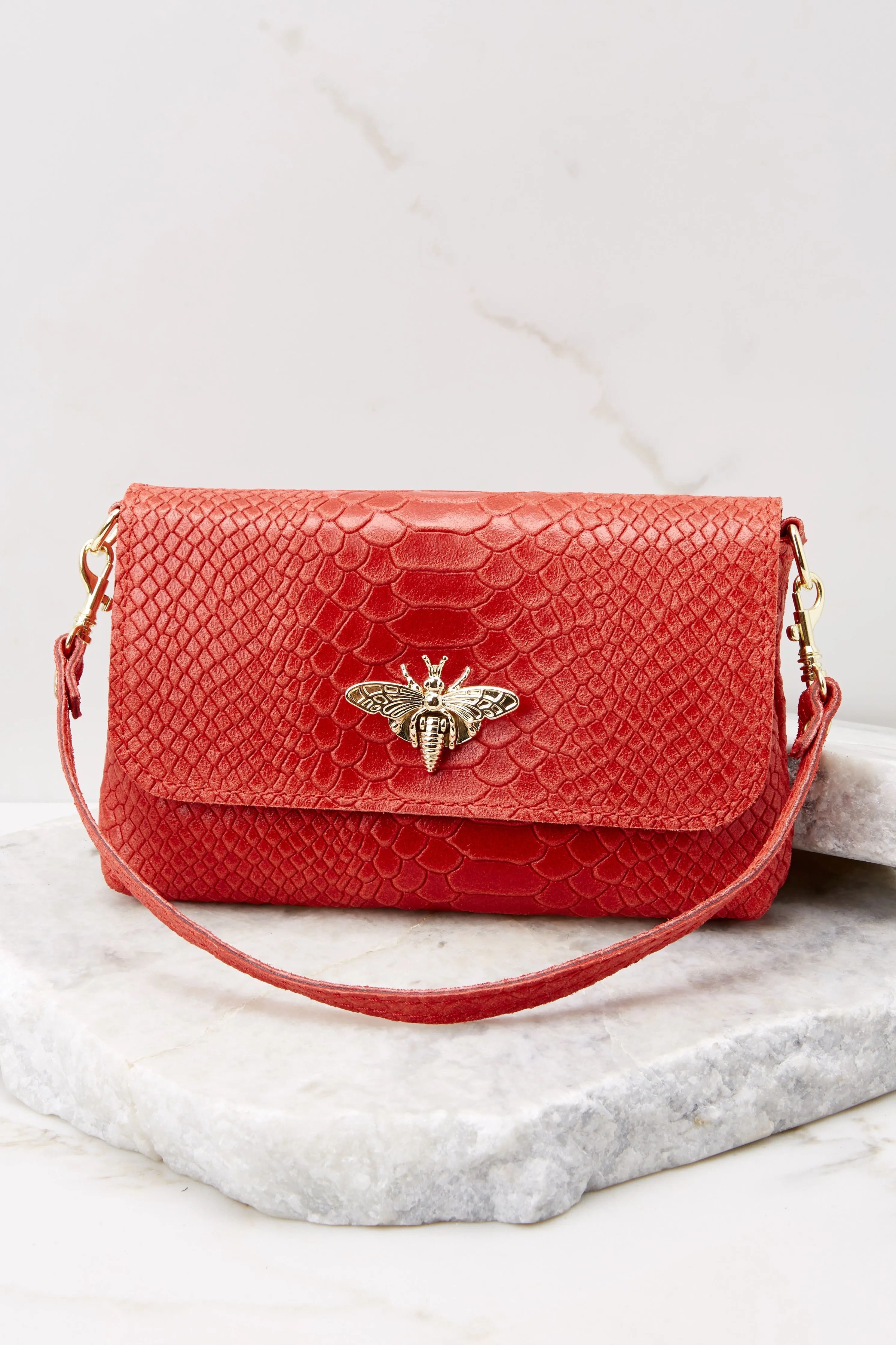 Hearts Aflutter Red Bag