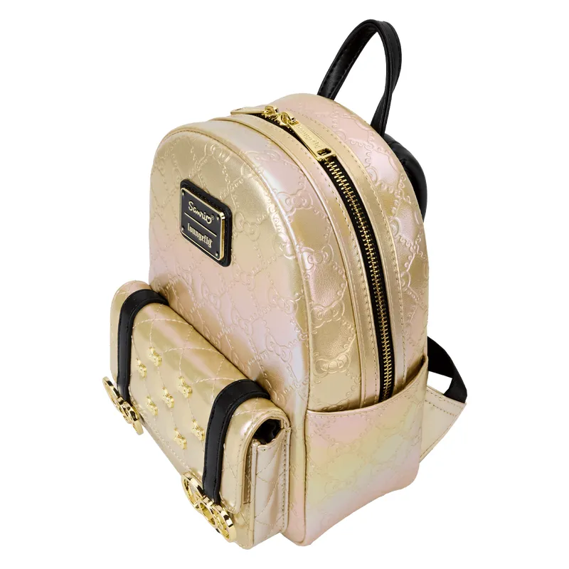 Hello Kitty 50th Anniversary Metallic Gold Mini Backpack