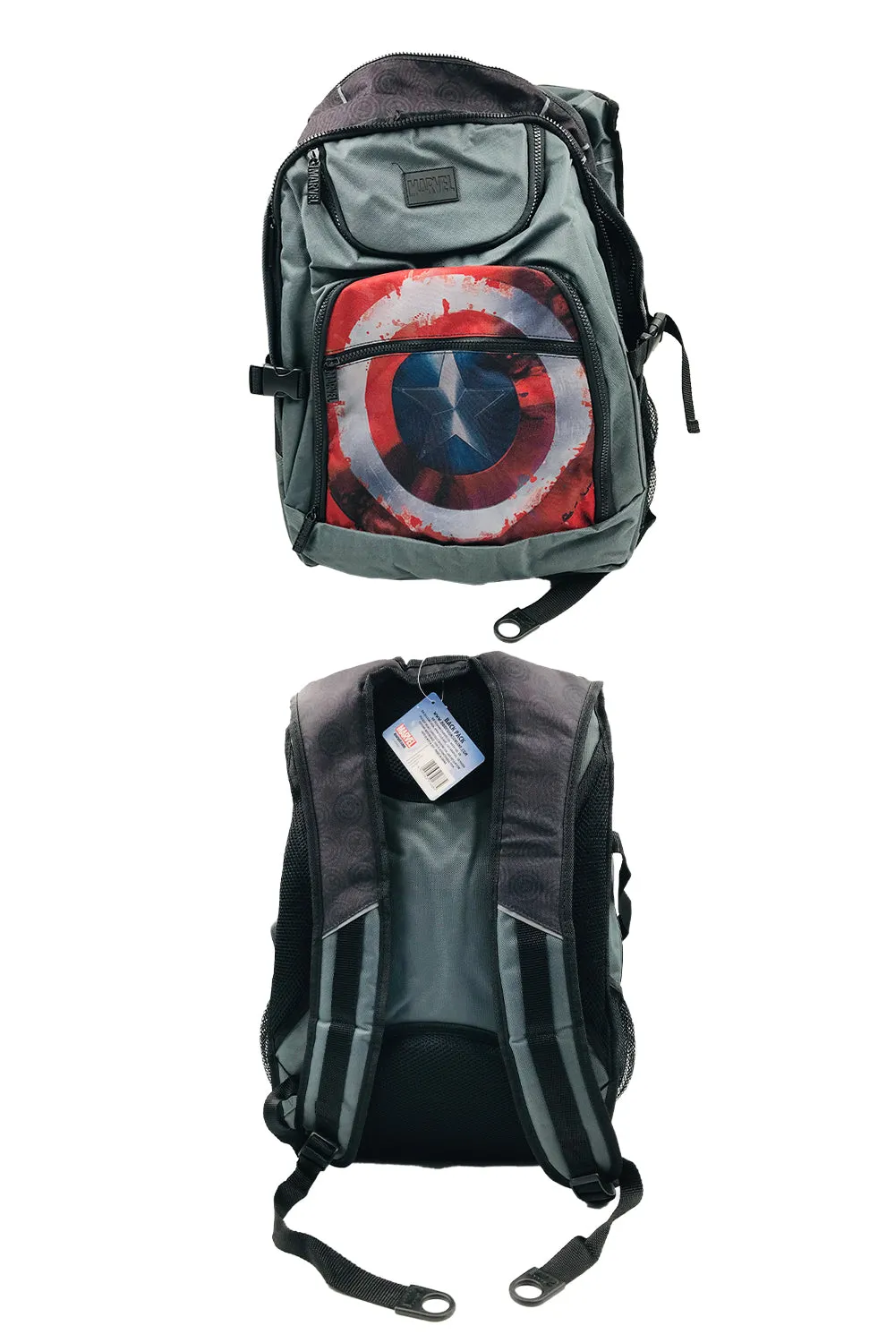 Marvel Civil War Captain America Shield Student Backpack