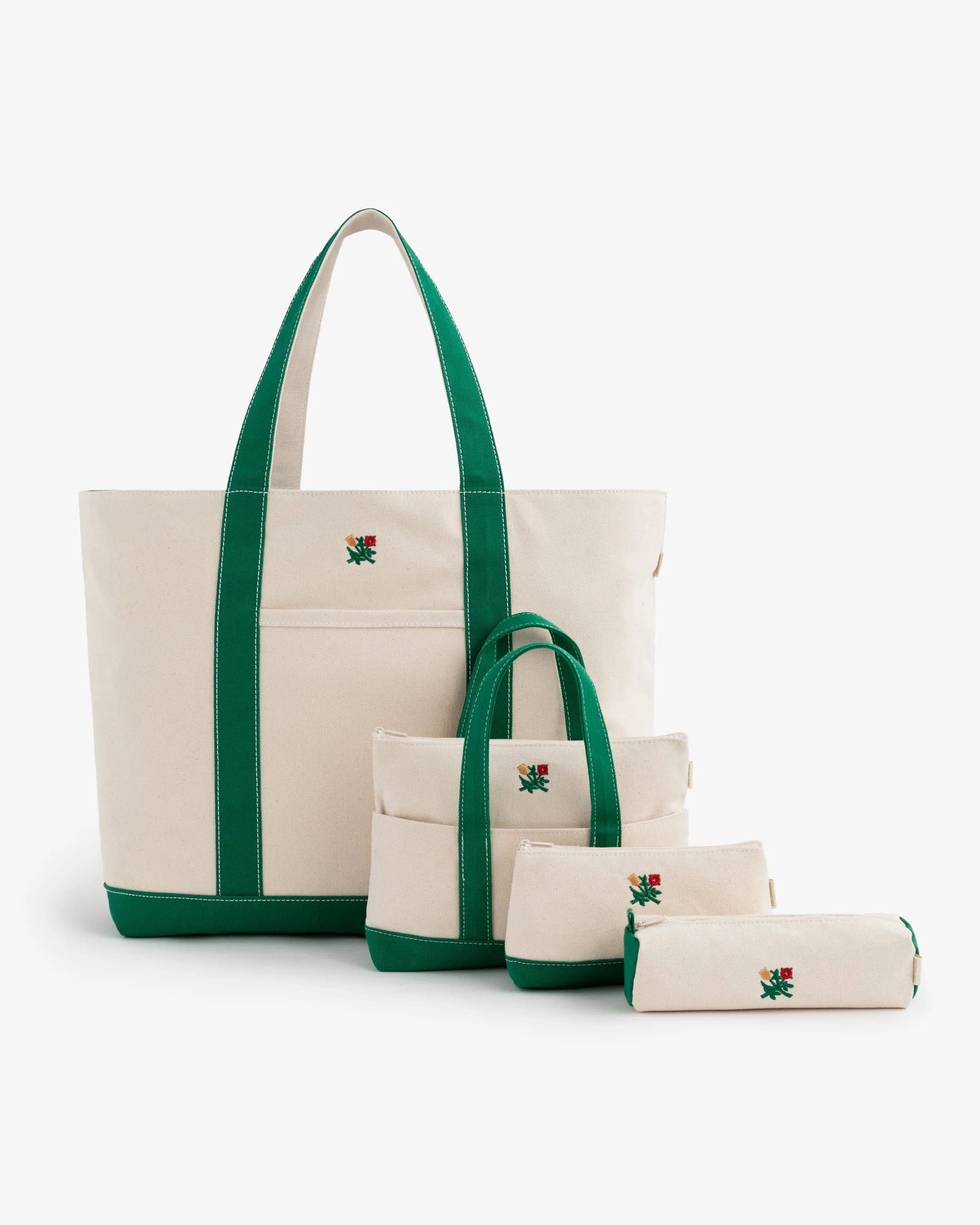 Mini Crest Contrast  Tote  Bag