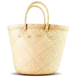 Mini French Market Tote-Natural