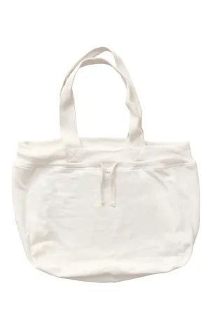 NEW! NATURAL ORGANIC FLEECE BEACH BAG Made in USA