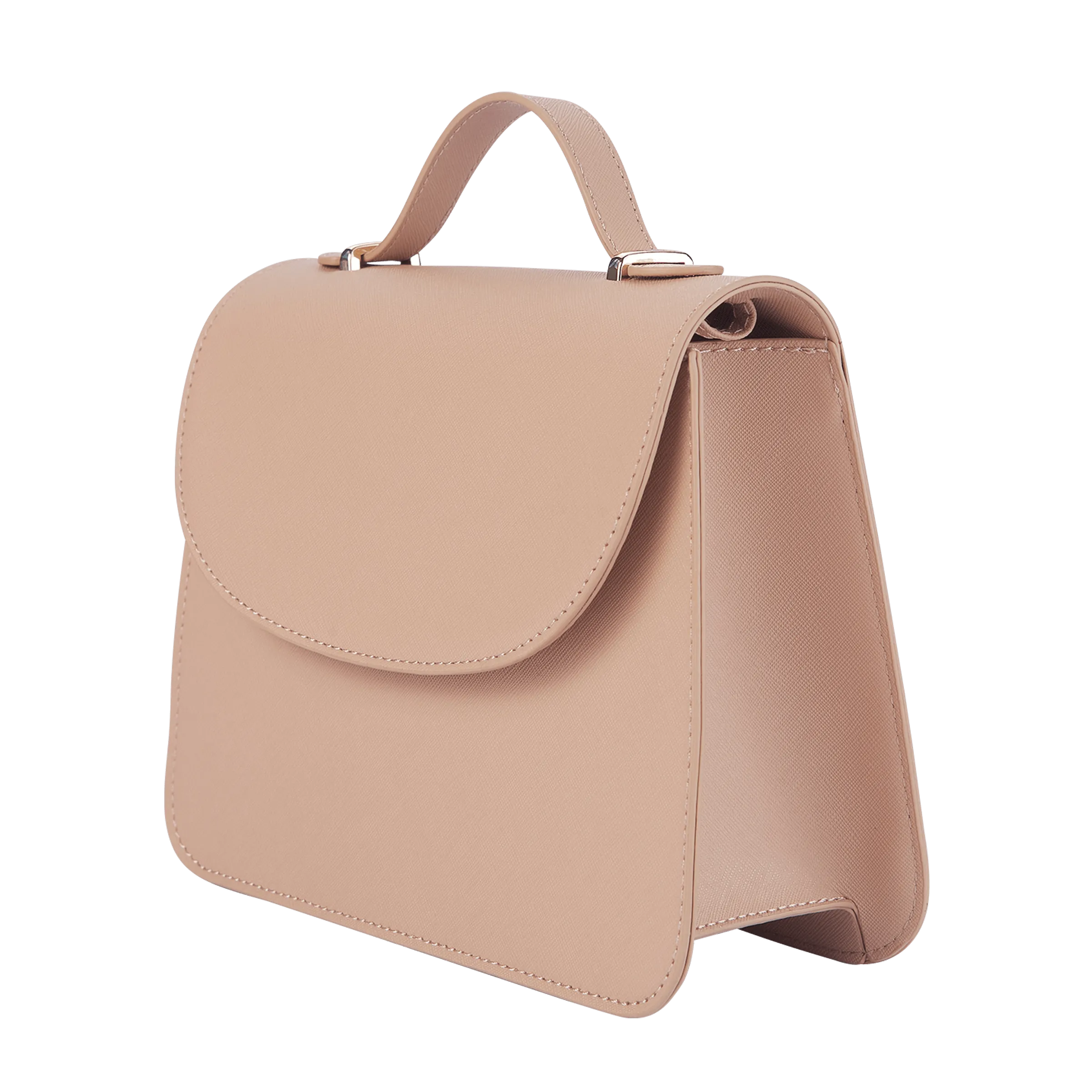 Nude - Saffiano Shoulder Bag