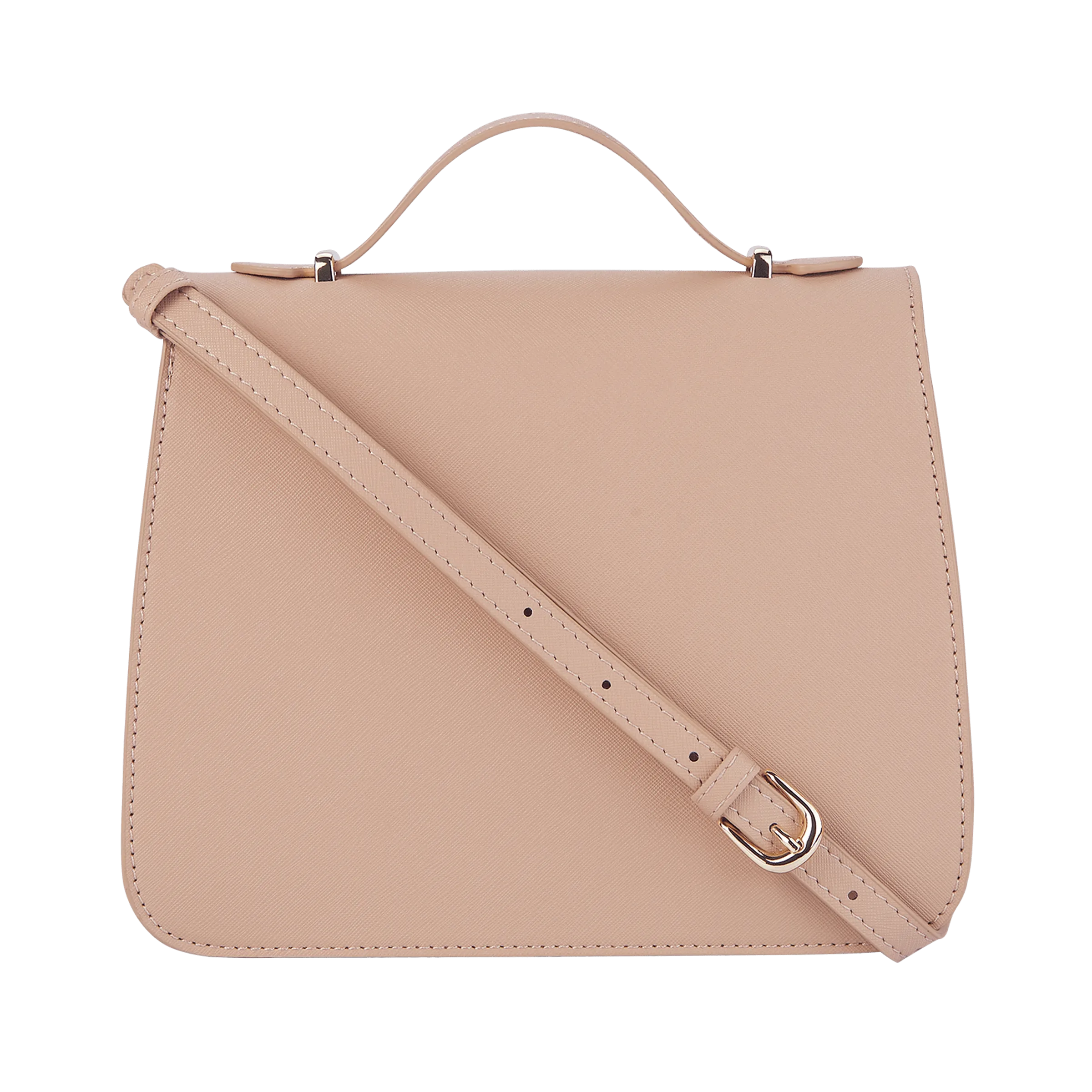 Nude - Saffiano Shoulder Bag