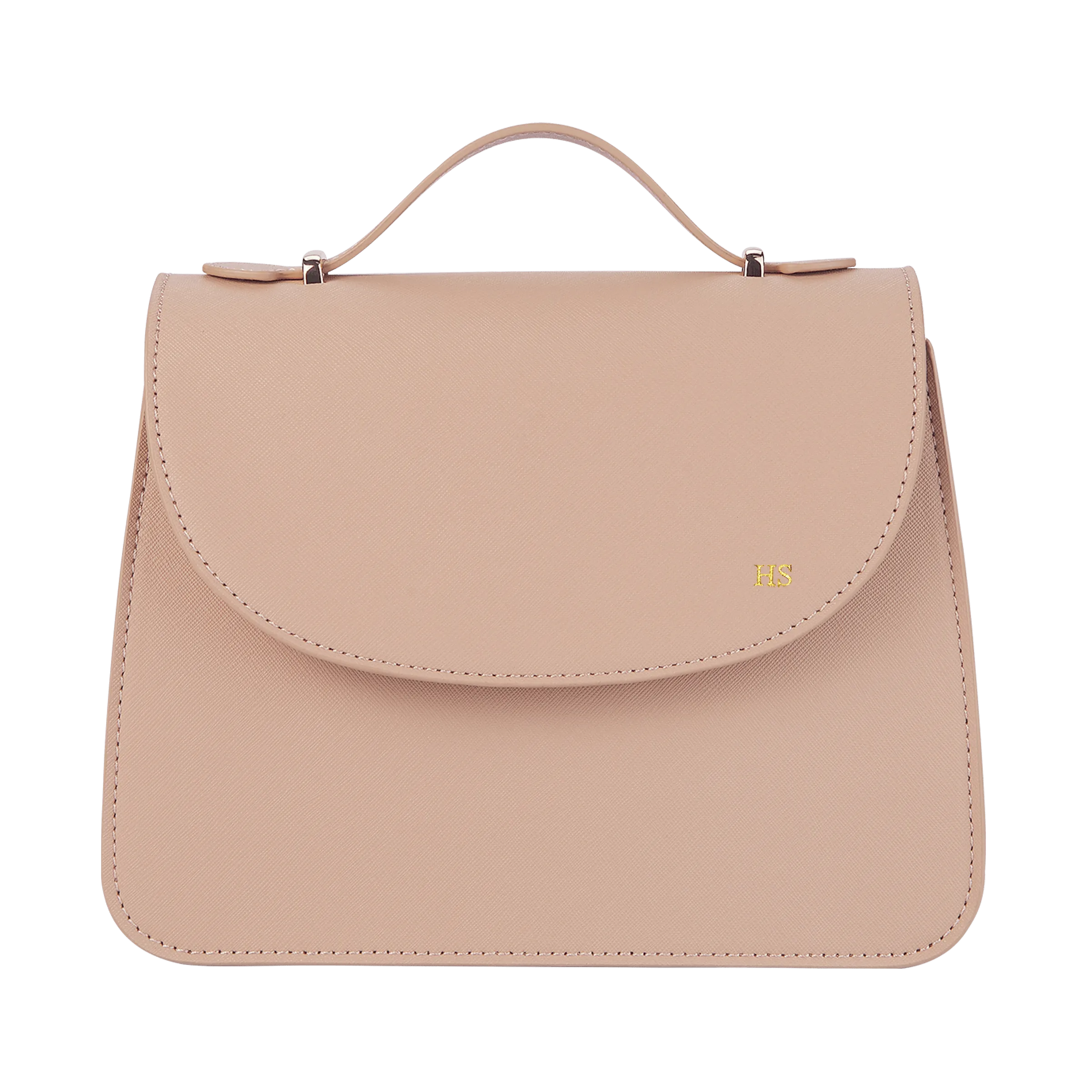 Nude - Saffiano Shoulder Bag