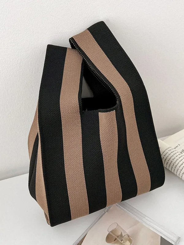 Original Creation Contrast Color Striped Bags Accessories