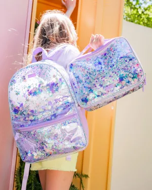 Party Like a Unicorn Confetti Backpack & Lunch Box Bundle