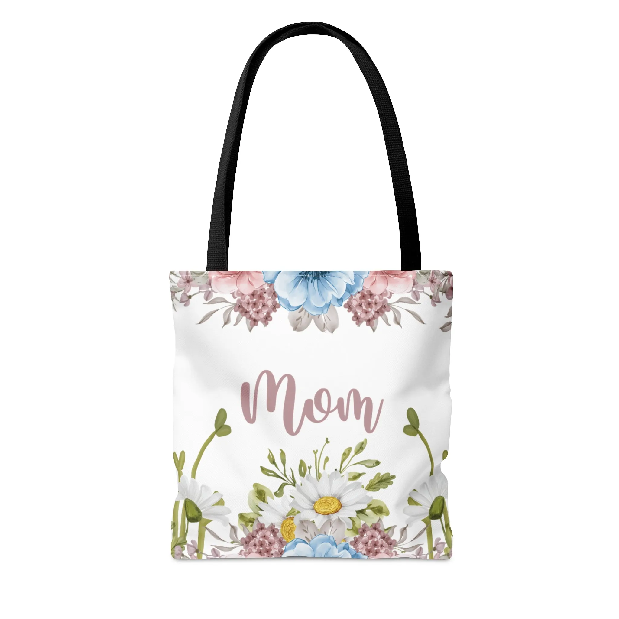 Personalised/Non-Personalised Tote Bag, Floral, Mom, Tote bag