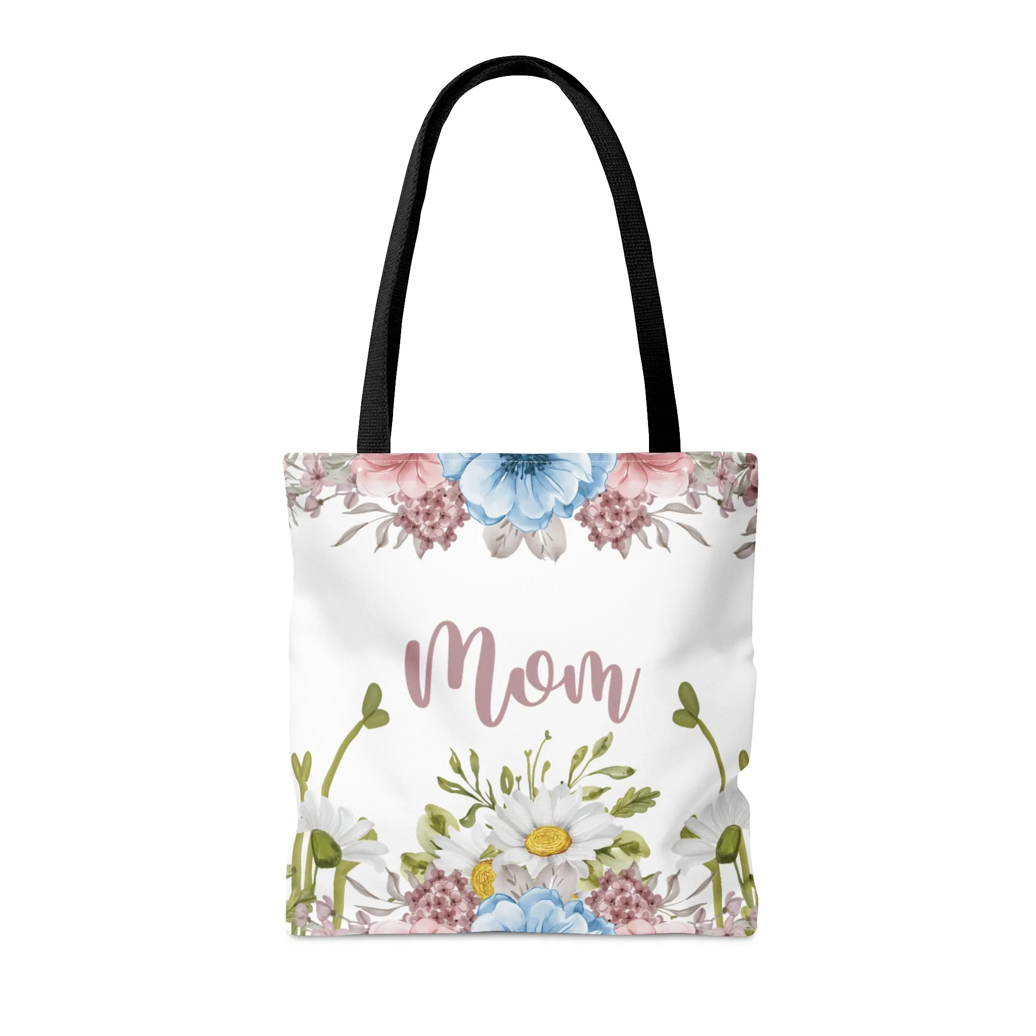 Personalised/Non-Personalised Tote Bag, Floral, Mom, Tote bag