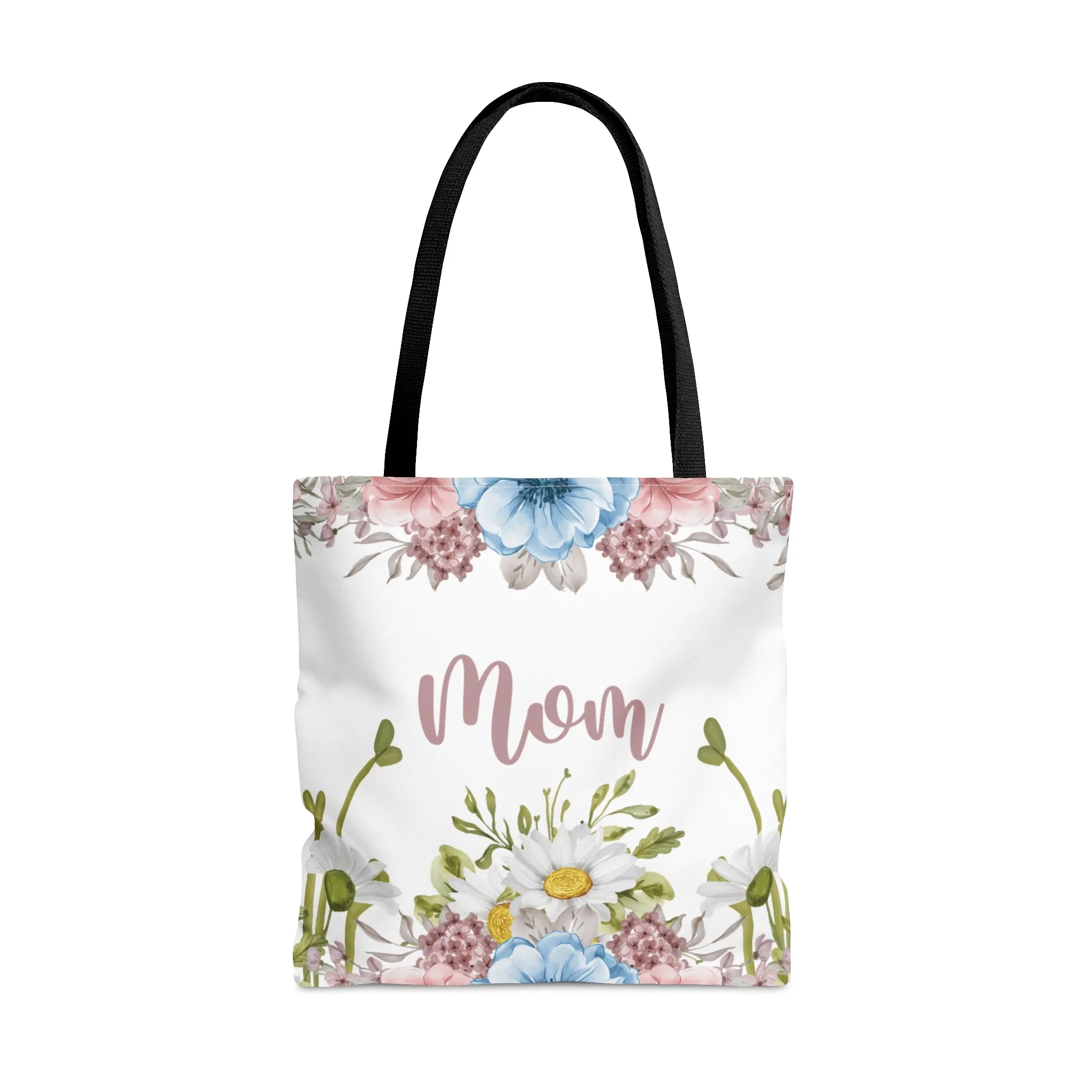 Personalised/Non-Personalised Tote Bag, Floral, Mom, Tote bag