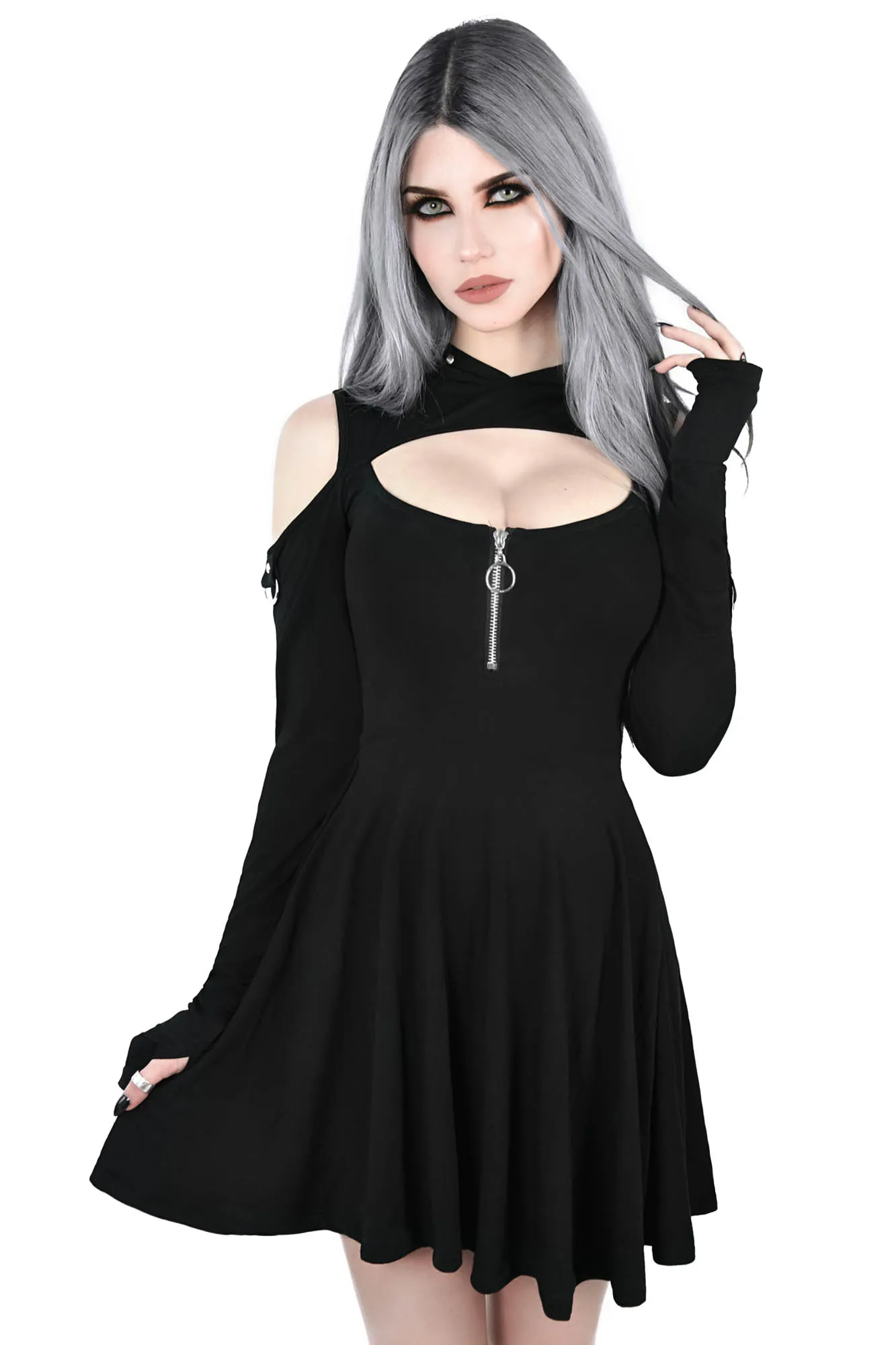 Spirit Walker Hood Dress [B]