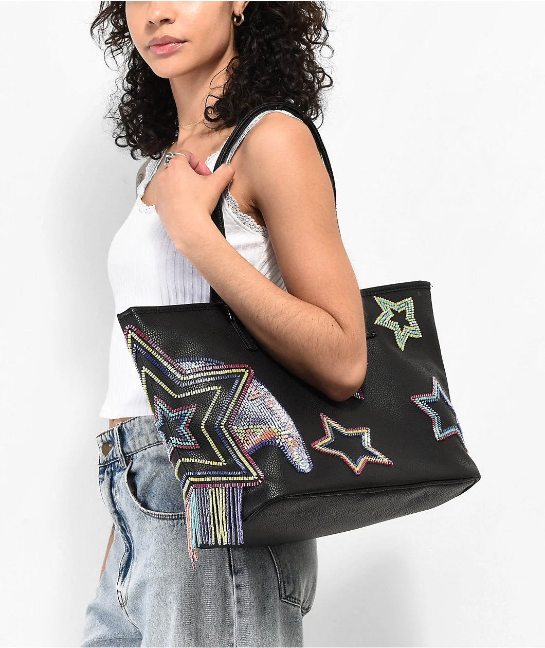 Sprayground - AI Beaded Shark Tote Bag