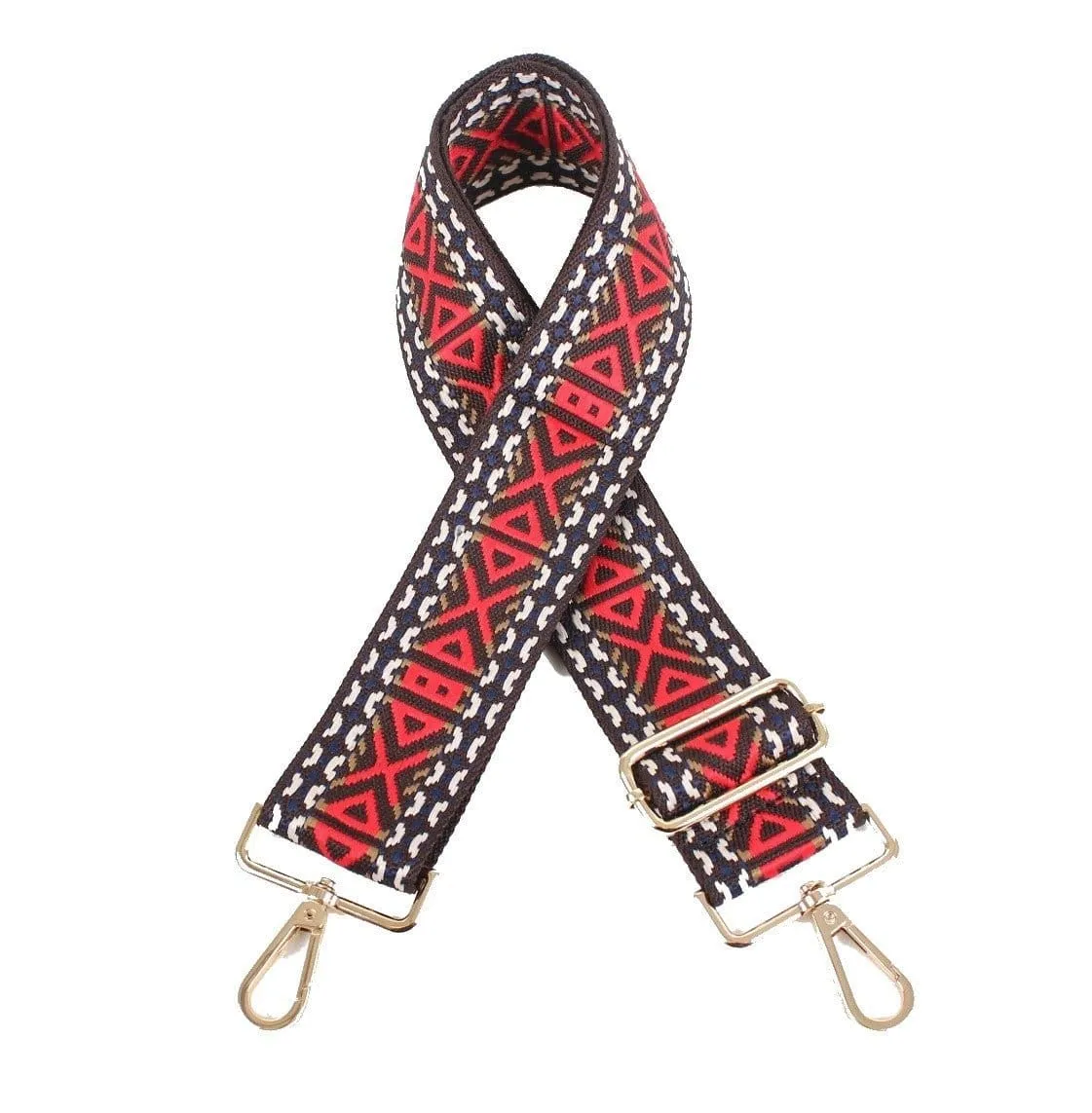 TG10227 Adjustable Woven Print Web Guitar Strap