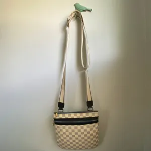 The Blue and White Swallow - Vintage Damier Azur Crossbody