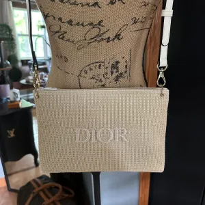 The Junco Crossbody Bag - Raffia Dior