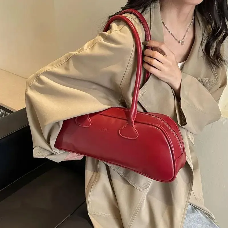 Timeless PU Leather Crossbody Handbag