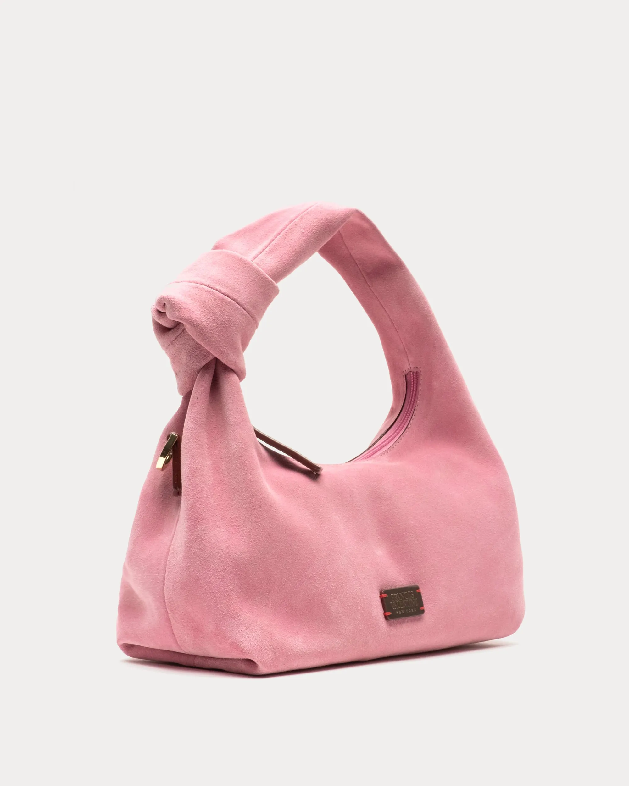 Tinsley Mini Suede Hobo Knot Bag