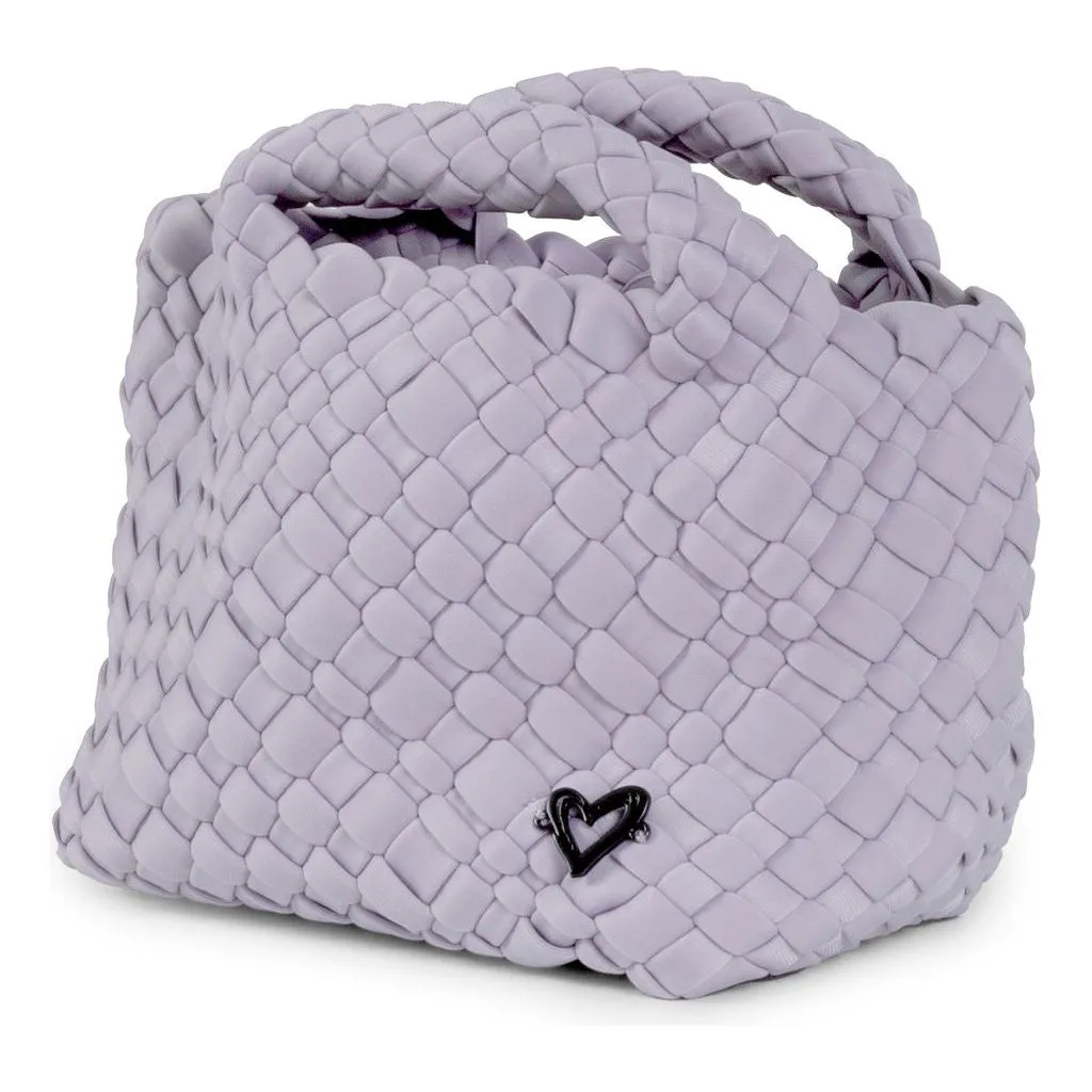 Tiny Mini Woven Tote - Lavender