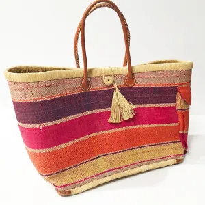 Tote Bag Stripe Tassel