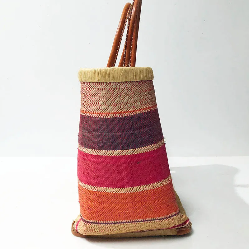 Tote Bag Stripe Tassel