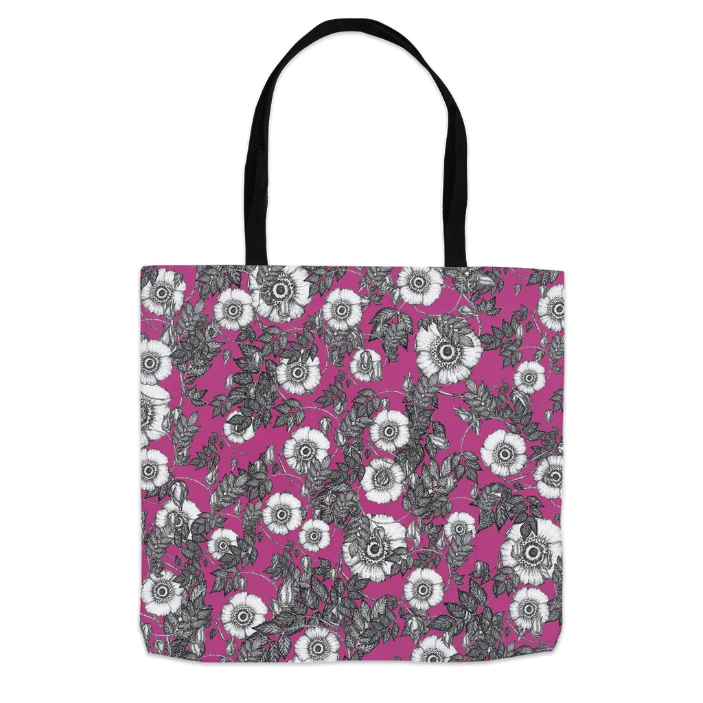 Tote Bag (Three sizes available) Wild rose  1