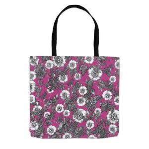 Tote Bag (Three sizes available) Wild rose  1