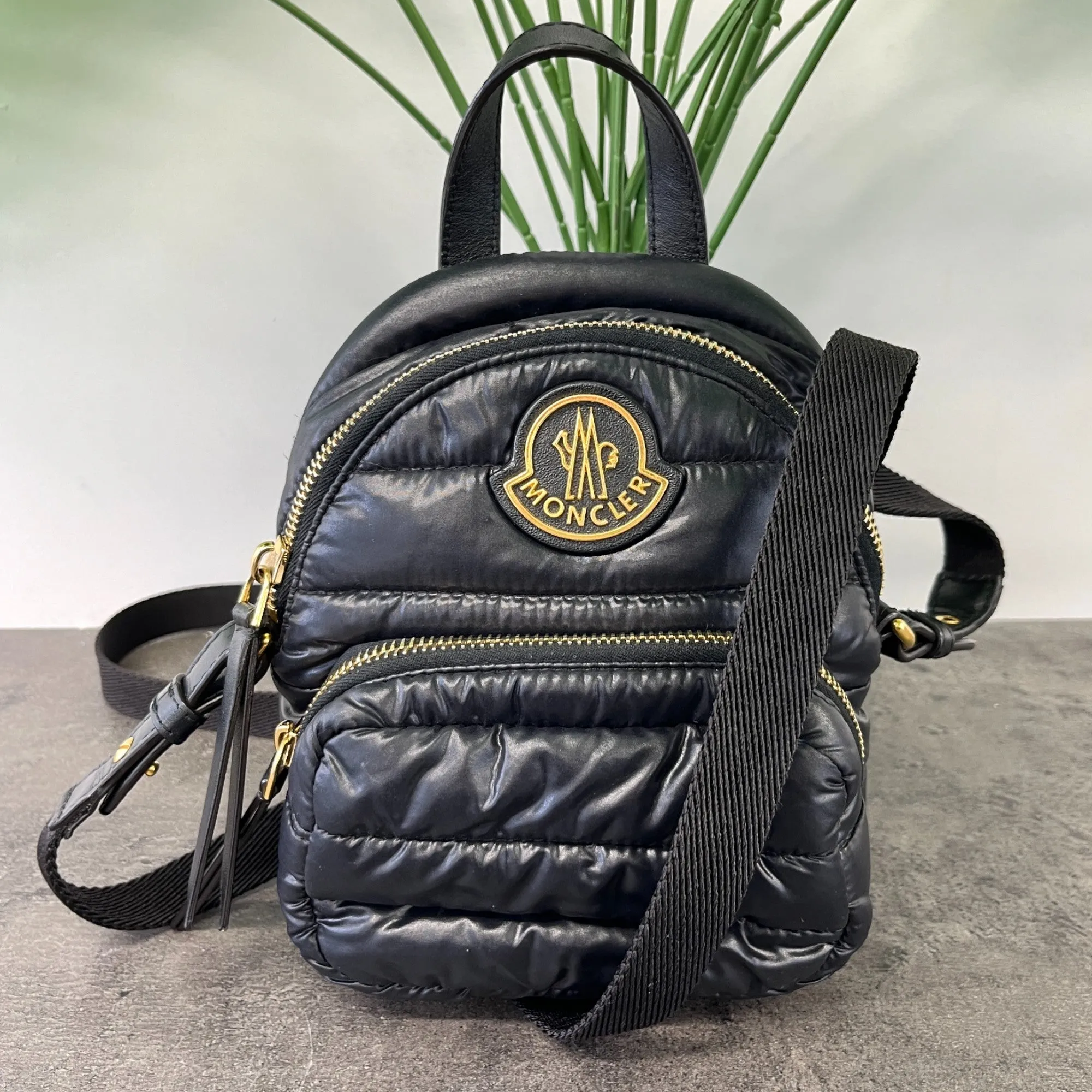 Women's Logo Mini Backpack Black