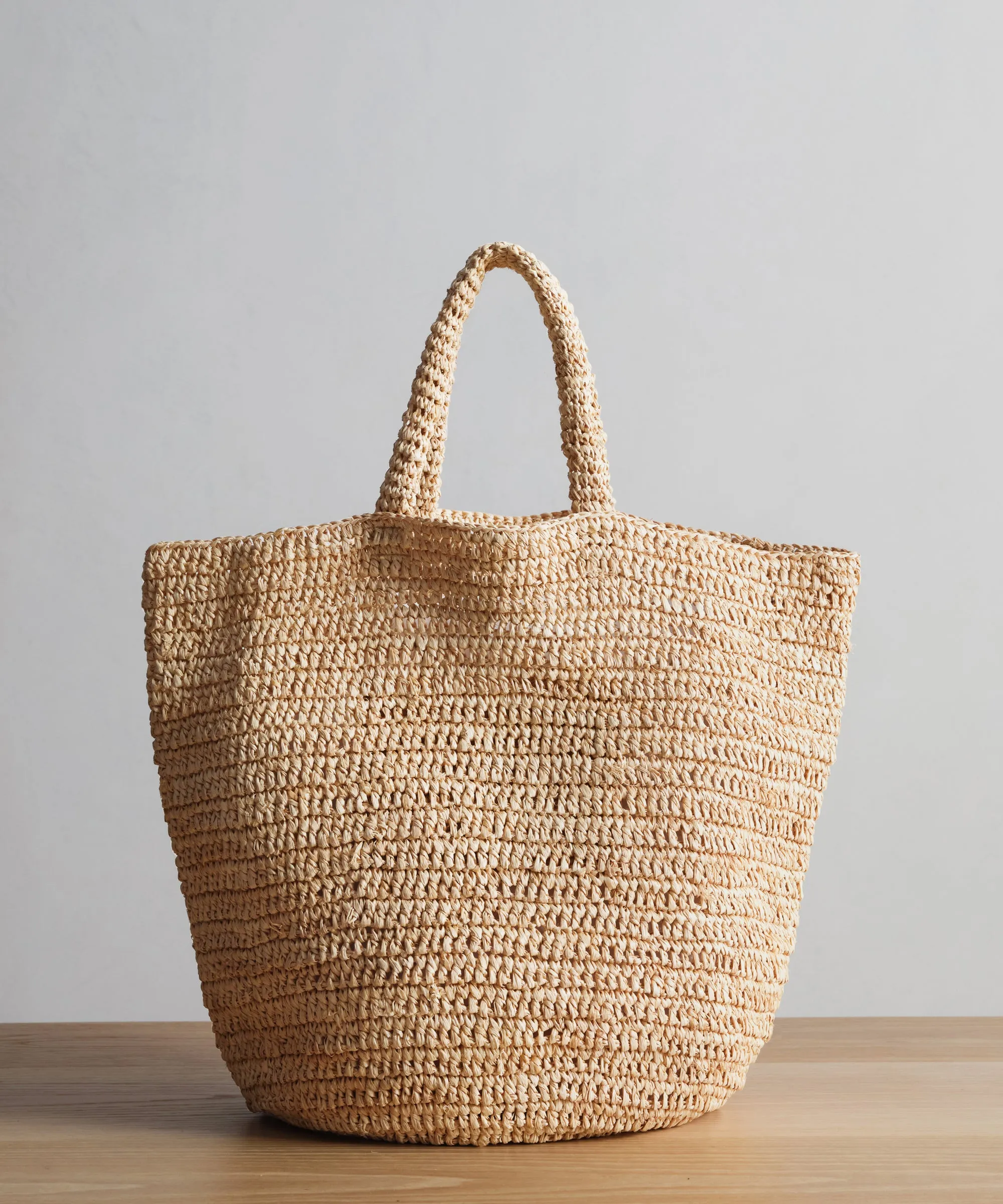 Woven Raffia Tote