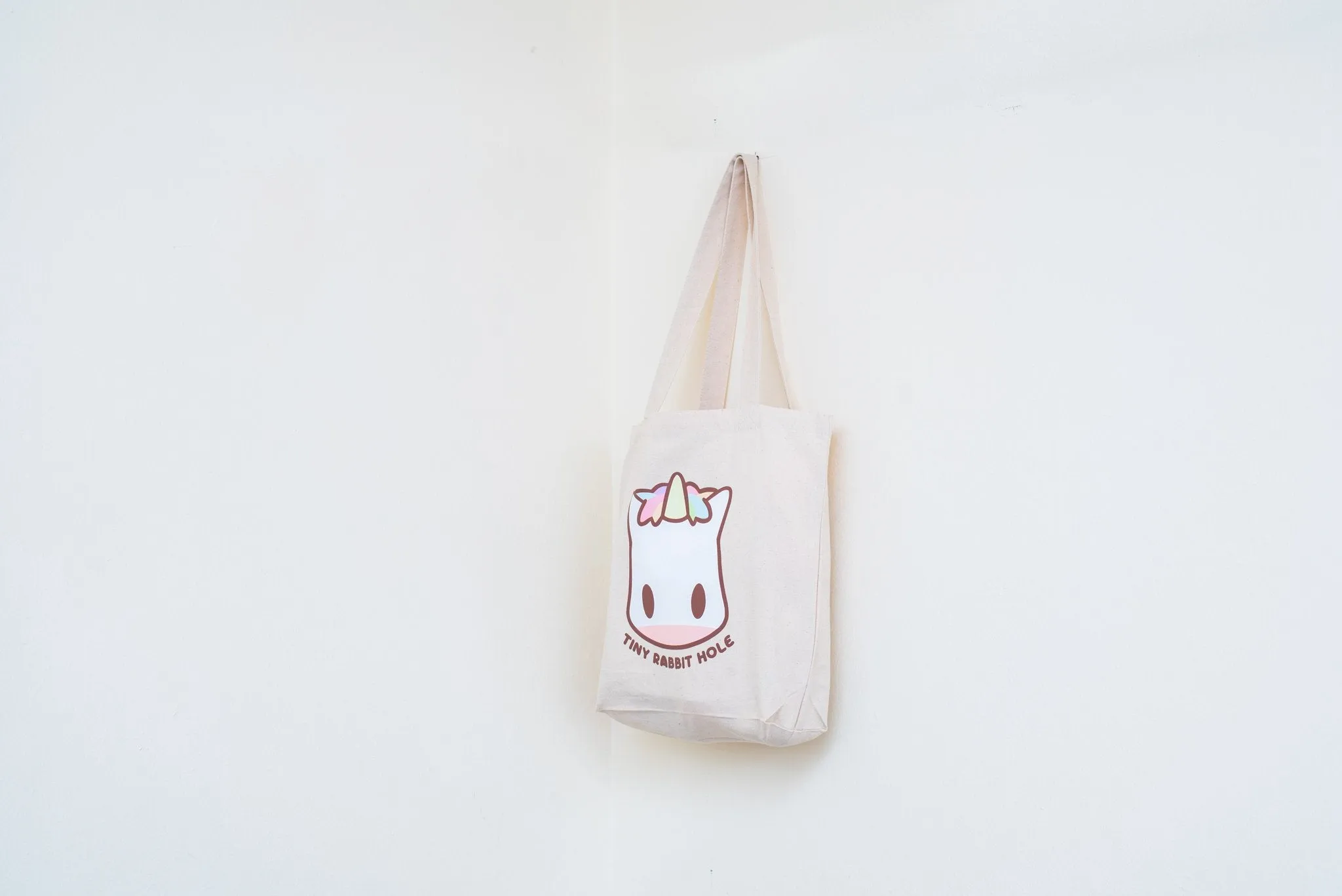 Yuni Chan the Rainbow Unicorn Tote Bag