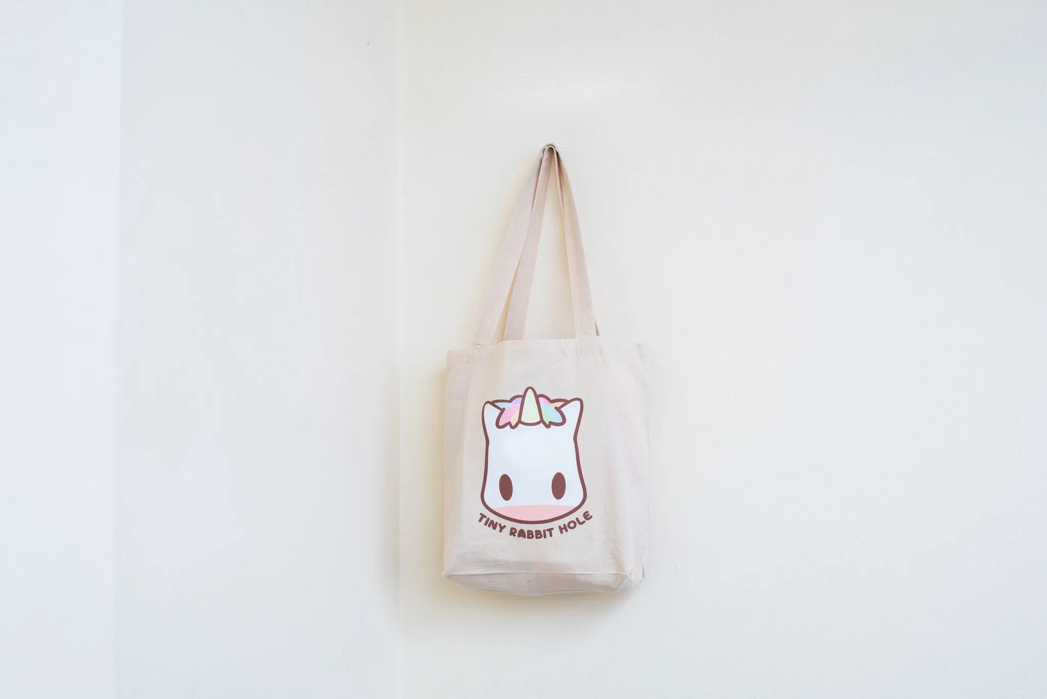 Yuni Chan the Rainbow Unicorn Tote Bag